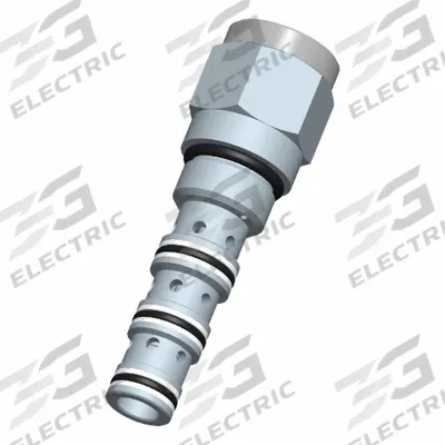 BUCHER HYDRAULICS Cartridge Valve: Screw-In, Screwdriver Adjustment, C10-40 Valve Cavity Size - Load Sense Steering Cartridge Valves