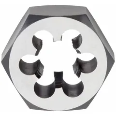 CLE-LINE Pipe and Conduit Thread Die: 3/4"-14 NPT, 2" Hex Wd, Carbon Steel (MPN C65575)