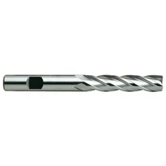 YG-1 Square End Mill: High Speed Steel, TiCN Coated, 4 Flute, 1-1/4" Mill Dia, 4" LOC, 6-1/2" OAL (MPN 08195HC)