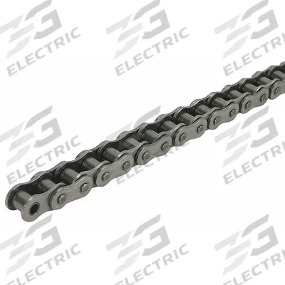 Dayton Roller Chain: Single Strand, 50, 5/8 in Pitch, Stainless Steel, 10 ft Overall Lg - Anti-Corrosion Roller Chains