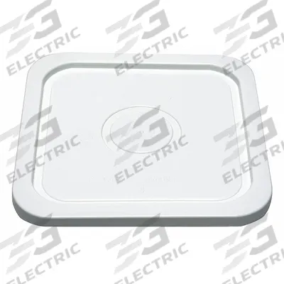 APPROVED VENDOR Pail Lid: Snap-On, White, Plastic, FDA Compliant - Snap-On Lids
