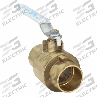 APOLLO Manual Two-Way Ball Valve: 2 in, Brass, Straight, Sweat x Sweat - Brass Ball Valves