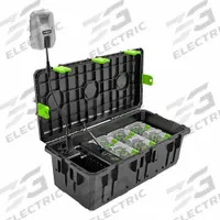 EGO Charging Case and Adapter: For 56V DC Battery Volt, Rapid, Simultaneous, 56V AC, 56V DC, 6 Ports (MPN CHU6001). Key specifications — attr1254246: 56V AC; attr1254247: (6) 56V; attr1254248: 56V DC.