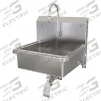 SANI-LAV Hand Sink: 1 Stations, 7 in Bowl Dp, 17 in Bowl Lg, 14 in Bowl Wd, Faucet Included, 16 ga (MPN 7051). Key specifications — Includes Side Splash: Side Splash Not Included; Series: Stainless Steel Hand Wash Sink; Brand: SANI-LAV.