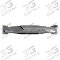 CLEVELAND Square End Mill: Carbide, Double End, 2 Flute, 1/2" Mill Dia, 1" LOC, 4" OAL (MPN C60186)