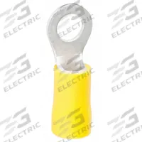 GARDNER BENDER Ring Terminal: Yellow, Vinyl Insulation, #10/#8 Stud Size, 600 V (MPN 10-106). Key specifications — attr1308027: GARDNER BENDER.