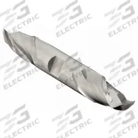 CLEVELAND Square End Mill: Cobalt, Double End, 2 Flute, 5/8" Mill Dia, 1-1/8" LOC, 5" OAL (MPN C52165)