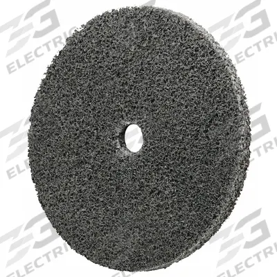 SCOTCH-BRITE Unitized Wheel: 3 in Dia x 3/8 in W, 1/4 in Arbor Hole, Silicon Carbide - Final Finishing Wheels for Stainless Steel & Nickel Alloys