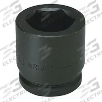 WRIGHT TOOL Impact Socket: 2 1/2 in Drive Size, SAE, 2 9/16 in Socket Size, 6-Point, Std, Friction (MPN 85820A). Key specifications — attr1215501: WRIGHT TOOL; attr1215515: Black Oxide; attr1215518: 2-9/16 in.
