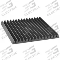 AURALEX Acoustic Foam: 0.75 NRC, Gray, 24 in Overall Lg, 24 in Overall Wd, 2 in Thick (MPN 2SF22CHA-HP). Key specifications — Manufacturer Part Number: 2SF22CHA-HP; Brand: AURALEX; Color: Gray; Fire Resistance Standards: UL-94 HF-1; Form Factor: Panel; Material: Foam; Mounting Location: Ceiling Surface.