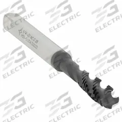 CLEVELAND Spiral Flute Tap: 1/4"-20 UNC, 2B, 3 Flute, Semi-Bottoming Chamfer (MPN C98014)
