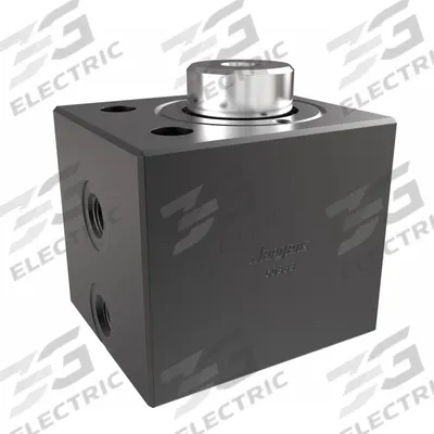 JERGENS Hydraulic Cylinder: Double Acting, 15,700 lbf Nominal Capacity - Block Body Hydraulic Cylinders