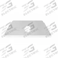 OLFA Safety Blade: 1 31/32 in Blade Lg, 3/4 in Blade Wd, 0.02 in Blade Thick, 4GA85/5LC46, 10 PK (MPN RSKB-2/10B). Key specifications — attr307708: 5LC46; attr307711: Steel; attr307707: No; attr324888: OLFA.