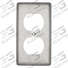 RACO Electrical Box Cover: 1 Gangs, Open, For Rectangular Box Shape, Galvanized Zinc (MPN 864). Key specifications — Brand: RACO; For Box Shape: Rectangular; Material: Galvanized Zinc; Cover Design: Open.