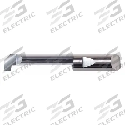 MICRO 100 Boring Bar: Reverse Boring, 5/16 in Shank Dia., Bright (Uncoated) - Machining