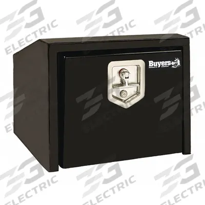 BUYERS PRODUCTS Underbody Truck Box: Underbody Truck Box, Single Drop-Down Door Door, Black - Single Drop-Down Door Boxes