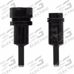 BUSSMANN In-Line Fuse Holder: Non-Rejection Block Style, 1 Pole, 600 V AC Rating, 600 V DC Rating (MPN HEB-AA). Key specifications — Compatible Fuse Series: KLM; Brand: BUSSMANN.