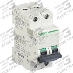 SCHNEIDER IEC Supplementary Protector: 15 A Amps, 500V DC, 5kA at 500V DC, Lug, C60H-DC, C (MPN MGN61530). Key specifications — Terminal Connection: Lug; AC Voltage Rating: Not Rated; Curve Type: C; DC Voltage Rating: 500V DC; Max. AIR Rating: 5kA at 500V DC; Series: C60H-DC; Brand: SCHNEIDER.