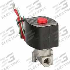 REDHAT Solenoid Valve: 2-Way, Normally Closed, 1/4 in Pipe Size, 110V AC/120V AC, High Flow (MPN EF8262H220). Key specifications — Pipe Size: 1/4 in; Voltage: 120V AC; Brand: REDHAT; Coil Enclosure: Watertight.