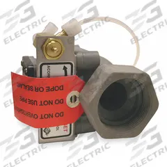 ACORN Reset Valve: Flood-Trol®, Noryl, 7 1/2 in Overall Wd, 5 3/4 in Overall Ht, Black (MPN 2563-080-001). Key specifications — Color: Black; Compatible Series: Flood-Trol®; Includes: Tag; Product Type: Reset Valve; Brand: ACORN; Material: Noryl.