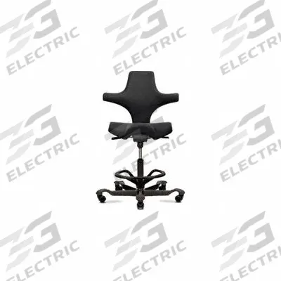 MARKETLAB Task Chair: Adj Seat, ML944500-CO, 16 1/8 in Seat Wd, Upholstered Back - Furnishings, Appliances and Hospitality