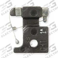 BUSSMANN Telecom Protection Fuse: GMT Series, Fast-Acting, Cricket, 1 A, 125 V AC, 60 V DC, 13/16 in (MPN GMT-1A). Key specifications — Series: GMT; Brand: BUSSMANN.