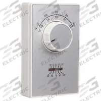 COLUMBUS ELECTRIC Line Volt Mechanical Tstat: Heat or Cool, 50° to 90°F, Exposed Dial, 1H/1C (MPN ETD9STGS). Key specifications — Application: Heat or Cool; Switch Type/Action: SPDT, Open/Close on Rise; Temperature Control Range: 50° to 90°F; Stages: 1H/1C; Brand: COLUMBUS ELECTRIC; Control Type: Exposed Dial; Fan Settings: No Fan Setting.