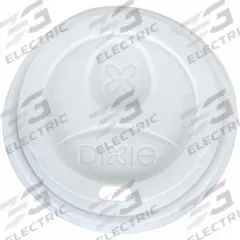 DIXIE Disposable Hot Cup Lid: For 8 oz Cup Capacity, Dome, White, 1,000 PK (MPN D9538). Key specifications — For Use With: Hot Cup; Material: Plastic; Brand: DIXIE; Compatible Cup Type: Hot Cup; FSC Certified: No; Reclosable: No; Recyclable: No; USDA Certified Bio-based Products: No.