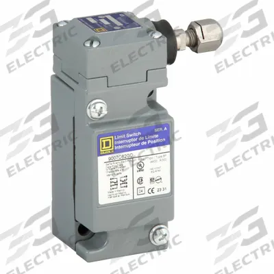TELEMECANIQUE SENSORS Plug-In Limit Switch: Plunger Actuator, Metallic, Plunger - Side-Mount Plunger Limit Switches
