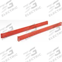 STEEL KING Step Beam: Step Beam Beam, Teardrop, 96 in x 2 7/16 in x 5 1/2 in, Roll Formed, Orange (MPN SBRUM550096P). Key specifications — Beam Style: Step Beam; Brand: STEEL KING; Pallet Rack Connection Type: Teardrop; Color: Orange.