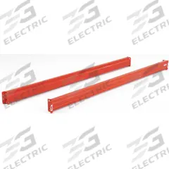 STEEL KING Step Beam: Step Beam Beam, Teardrop, 96 in x 2 7/16 in x 5 1/2 in, Roll Formed, Orange (MPN SBRUM550096P). Key specifications — Beam Style: Step Beam; Brand: STEEL KING; Pallet Rack Connection Type: Teardrop; Color: Orange.