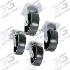 DELTA Caster Set: Caster Set, Black, 3,600 lb Total Load Capacity (MPN 1-321990). Key specifications — Compatible Product Type: Top Chests; Brand: DELTA; Product Type: Caster Set; Compatible with Grainger Part Number: 1MCF1; Compatible with Manufacturer Model No.: 1-697990; Color: Black.