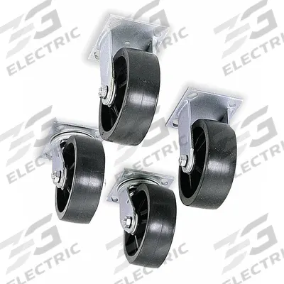 Delta Caster Set: Caster Set, Black - Casters & Sets