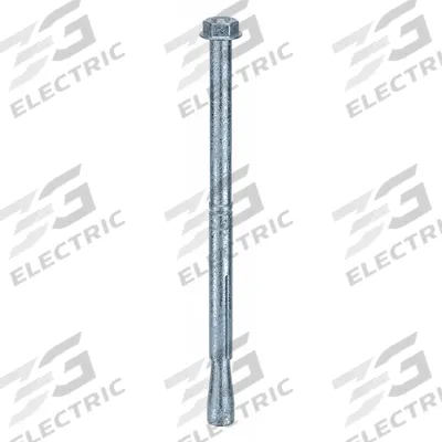 MKT FASTENING Wedge Anchor Stud: 180 mm Overall Lg, 12 mm Dia, M8 Thread Size, Steel - Steel Wedge Anchors
