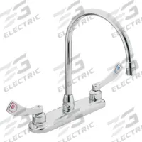 MOEN Gooseneck Kitchen/Bathroom Faucet: M-Dura, Cast Metal, Widespread, Deck, 3 Mounting Holes (MPN 8289). Key specifications — Series: M-Dura; Brand: MOEN.