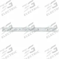STARRETT Steel Rule, Flexible: C334-150, 6 in / 150 mm, 0.02 in Thick, 0.5 mm/1/50 in, Chrome, Black. Key specifications — attr939978: 1/50 in; attr934745: STARRETT; attr944509: Chrome; attr939993: Decimal; attr986193: Etched.