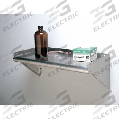 ADVANCE TABCO Wall Shelf: 60 in x 11 in x 9 in, 11 in x 11 in, 800 lb Load Capacity - Stainless Steel Solid Wall-Mount Shelving