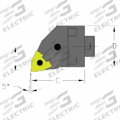 ULTRA-DEX USA Indexable Cutting Head Unit: MH16 MWLNL4-CFT (MPN 912-000-012) - Machining