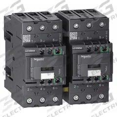 SCHNEIDER IEC Magnetic Contactor: Reversing, 3 Poles, 3NO Contacts, 65 A, 24V DC Coil (MPN LC2D65ABBE). Key specifications — Brand: SCHNEIDER; Integrated Surge Suppression: No.