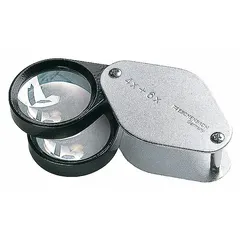 ESCHENBACH OPTIK GMBH Precision Folding Magnifier: 4X to 10X, 2 in Focal Distance, 30 mm Lens Dia (MPN 1187). Key specifications — attr1183285: 2 in; attr1183286: 30 mm; attr1183287: 23D; attr1183296: ESCHENBACH OPTIK GMBH; attr1183291: Precision Folding Magnifier.