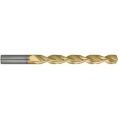 CLEVELAND Jobber Length Drill Bit: 5/32", 135° Split Point, TiN-Coated Cobalt, Fast Spiral (MPN C16673). Key specifications — attr1229327: 0.1563.