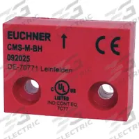 EUCHNER Magnetic Actuator: Magnetically Actuated Safety Interlock Switch, CMS Series (MPN 092025). Key specifications — Manufacturer Part Number: 092025; Brand: EUCHNER; Compatible Operator: Magnetically Actuated Safety Interlock Switch; Compatible with Series: CMS; Material: Plastic.