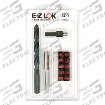 APPROVED VENDOR Self Locking Thread Insert: Heavy Wall, 3/8"-16 Int Thrd Sz - Self-Locking Insert & Installation Tool Kits