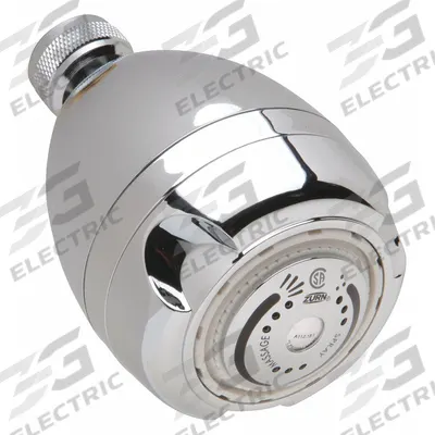 ZURN Fixed Showerhead: Water Saver Z7000-S10, 1.25 gpm Fixed Showerhead Flow Rate - Dual-Pattern Fixed Showerheads