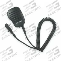 RITRON Speaker Microphone: Fits Ritron, For Jobcom J Series, 2.5 mm Jack, 20 in Cord, Push To Talk (MPN RSM-5XA). Key specifications — attr922016: Jobcom J; attr923321: Black; attr929443: Speaker Plug; attr922012: RITRON; attr922011: RSM-5XA; attr929442: Yes.