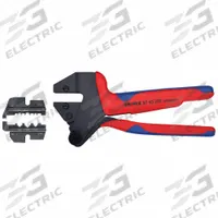 KNIPEX Solar Ratchet Crimper Kit: Solar Cable Connector, MC3, Includes Crimping Die, Plastic Case (MPN 9K 00 80 60 US). Key specifications — attr510957: Plastic Case; attr510959: MC3; attr510964: Solar Cable Connector; attr510969: Yes; attr510970: Yes; attr510641: KNIPEX.