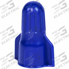 3M Twist-On Wire Connectors: Blue, Wire Sizes 14 AWG – 6 AWG, 600 V, 250, PK (MPN SG-B BAG). Key specifications — Brand: 3M; Maximum Wire Combination: (3) 8 AWG; Manufacturer Part Number: SG-B BAG; Minimum Wire Combination: (6) 14 AWG.