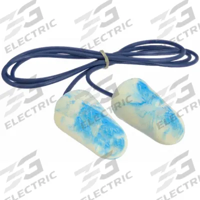 MOLDEX Ear Plugs: Bullet, 33 dB NRR, Metal-Detectable, Corded, Disposable, Roll-Down - Bullet-Shaped Earplugs