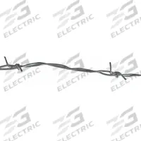 APPROVED VENDOR Barbed Wire: 1,320 ft Lg, 15 1/2 ga Gauge, 5 in Barbed Point Spacing, Galvanized (MPN 4LVP4). Key specifications — Material: Steel.