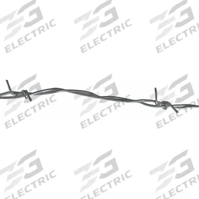 APPROVED VENDOR Barbed Wire: 1,320 ft Lg, 15 1/2 ga Gauge, 5 in Barbed Point Spacing